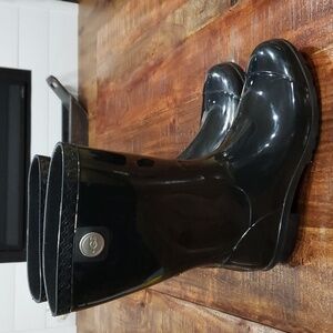 UGG Black Rain Boots